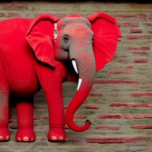 Prompt: red elephant