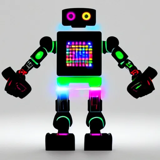 Prompt: “ rgb gamer robot ”