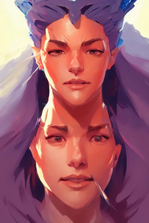 Image similar to just one head, portrait, queen of the 7 realms, official fanart behance hd artstation by Jesper Ejsing, by RHADS and Makoto Shinkai and Lois van baarle and ilya kuvshinov and rossdraws