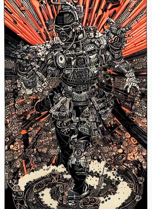 Prompt: cybernetic samurai by Yuko Shimizu