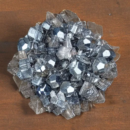 Prompt: galena crystal cluster mindat