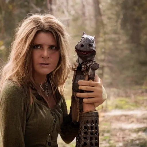 Image similar to female kobold movie still