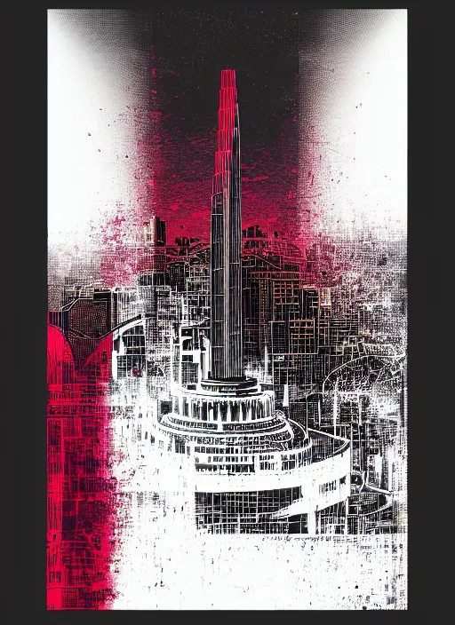 Image similar to dark design poster showing a majestic roman city, black background with very subtle red and purple design elements, powerful, nekro, vito acconci, thin straight lines, dark, glitch art, neo vaporwave, gritty, layout frame, square, trending on artstation