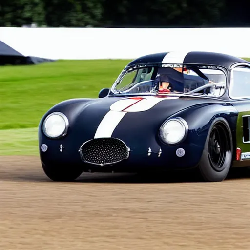 Taylor swift races a car in Goodwood festival of