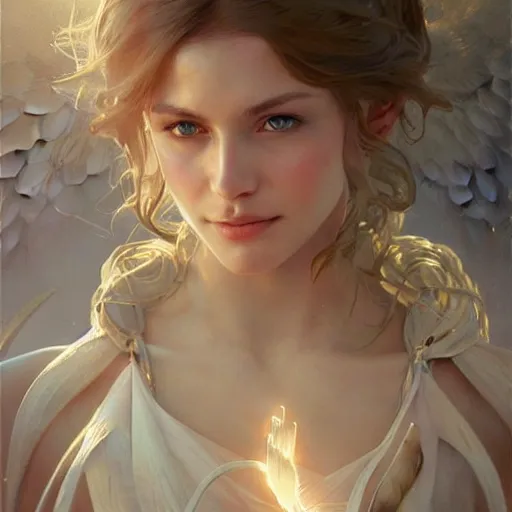 Prompt: angel fallen from the sky, highly detailed, digital painting, artstation, concept art, smooth, sharp focus, illustration, art by artgerm and greg rutkowski and alphonse mucha