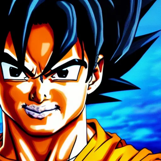 AI Art: Goku Super Sayajin by @Richard Michaels