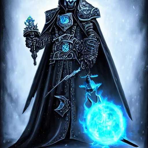 Image similar to the lich king artwork by mendoza eddie