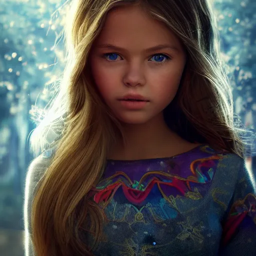 Image similar to portrait art of kristina pimenova 8 k ultra realistic, lens flare, atmosphere, glow, detailed, intricate, full of colour, cinematic lighting, trending on artstation, 4 k, hyperrealistic, focused, extreme details, unreal engine 5, cinematic, masterpiece