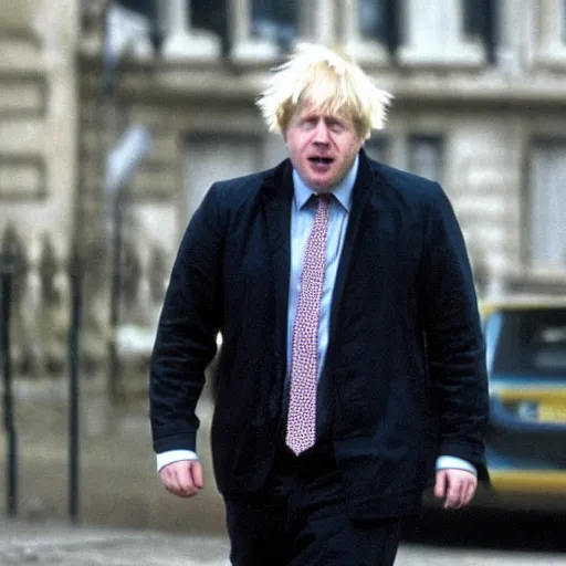 Prompt: Boris johnson in the matrix