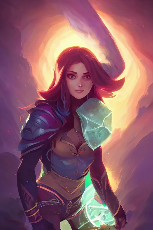 Prompt: renata glasc league of legends wild rift hero champions arcane magic digital painting bioluminance alena aenami artworks in 4 k design by lois van baarle by sung choi by john kirby artgerm style pascal blanche and magali villeneuve mage fighter assassin
