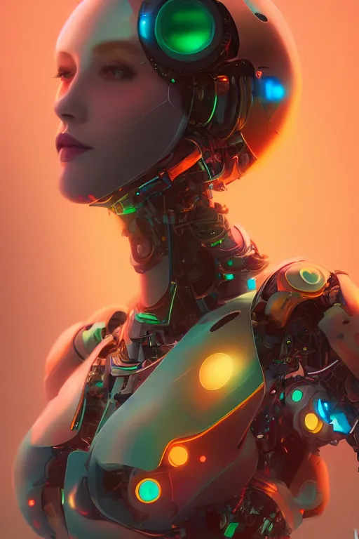 Image similar to A beautiful robotic woman dreaming, cinematic lighting, soft bokeh, sci-fi, modern, colourful, highly detailed, digital painting, artstation, concept art, sharp focus, illustration, by klimt