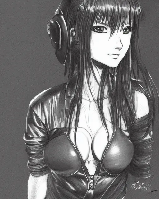 Prompt: beautiful drawing painting detailed cinematic guitar girl portrait in graphic novel frank miller toriyama gantz ishikawa ken ito junji style trending on deviantart artstation