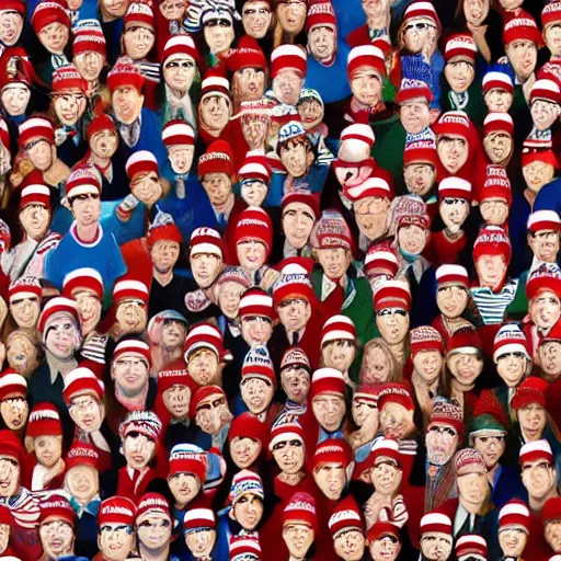 Prompt: wheres wally