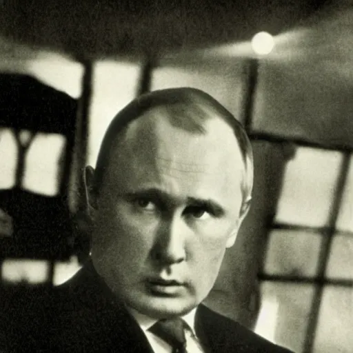 Prompt: fat putin in 1920's movie