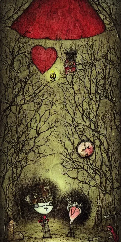 Image similar to a valentine's day scene by alexander jansson