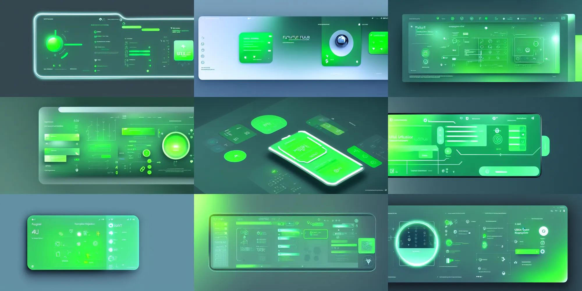 Prompt: a realistic visual of futur user interface, little green plant, opaque glass, glass morphisme, ui, 3 d design, futuristic, ultra detailed, colorless, deeper shadows, 4 k, unreal engine,