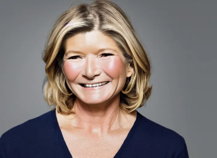 Image similar to photo still of martha stewart!!!!!!!! at age 4 6 years old 4 6 years of age!!!!!!!! in a prison cell behind bars, 8 k, 8 5 mm f 1. 8, studio lighting, rim light, right side key light