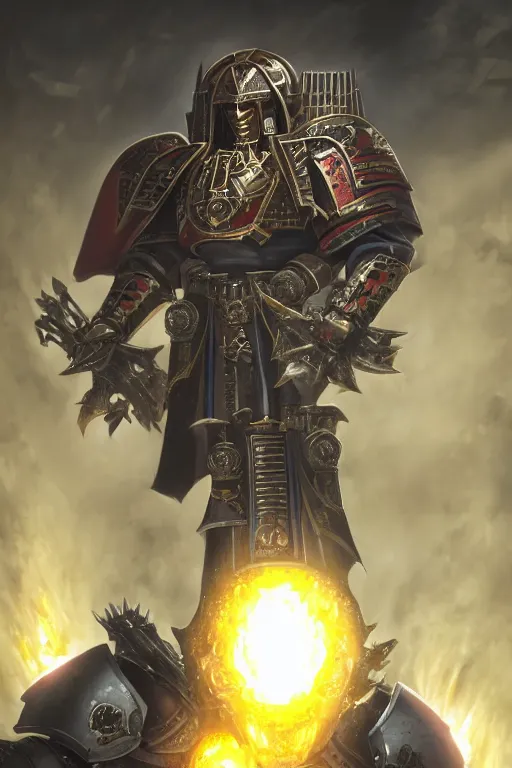 Image similar to queen portrait heros warhammer 4 0 k horus heresy fanart - the primarchs emperor by johannes helgeson animated with vfx concept artist & illustrator global illumination ray tracing hdr fanart arstation zbrush central hardmesh 8 k octane renderer comics stylized