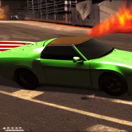 Prompt: gameplay footage of need for speed underground 2