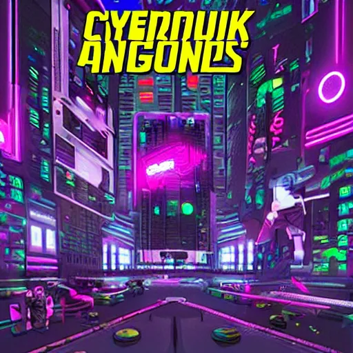 Image similar to cyberpunk Foos Gone Wild