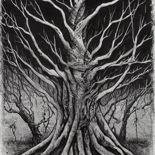 Image similar to the tree of death