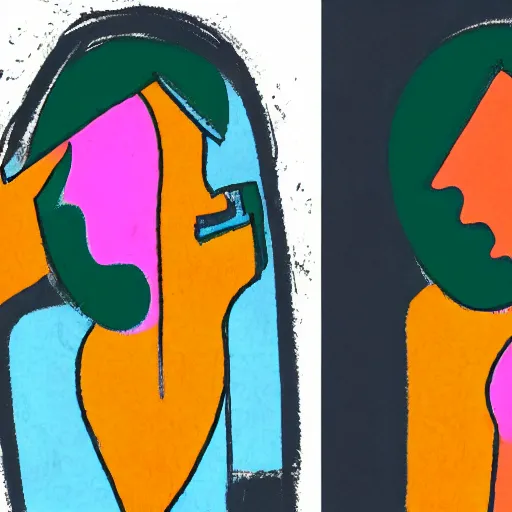 Image similar to visual representation of schizophrenia