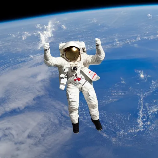 Prompt: an astronaut standing on the ISS floating above earth, breathtaking, cinematic, dramatic lighting, volumetric, cinematic composition, awe inspiring