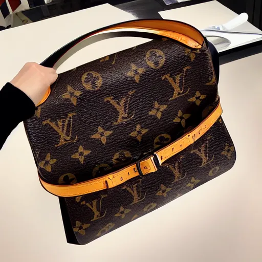 Image similar to a bag designed by louis vuitton for catgirls only, luxury, expensive, photo portrait, symmetry, awesome exposition, very detailed, highly accurate, professional lighting diffracted lightrays, 8 k, sense of awe