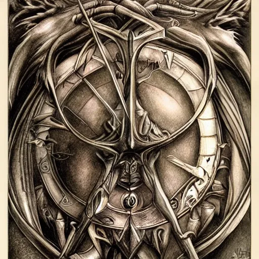 Image similar to detailed and sharp sagittarius artistic zodiac artwork, mystic style, detailed, 8 k, detailed, symmetrical, by brian froud