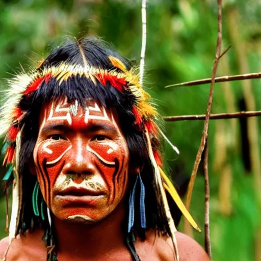 Image similar to photo of a yanomami indigenous