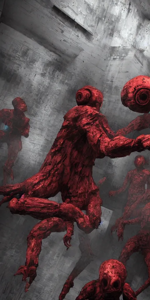 KREA - SCP Secret Containment Breach Classified Monsters wrecking