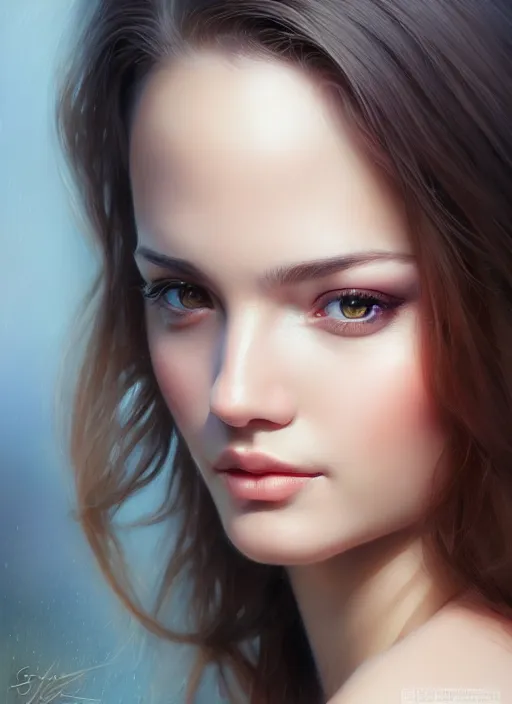 Image similar to photo of a gorgeous young woman in the style of stefan kostic, realistic, sharp focus, 8k high definition, insanely detailed, intricate, elegant, art by stanley lau and artgerm