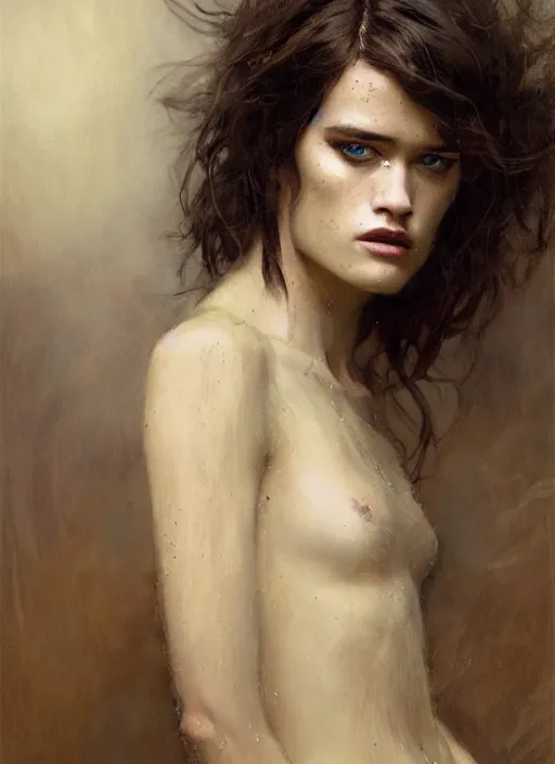 Image similar to mackenzie davis, detailed by gaston bussiere, bayard wu, greg rutkowski, maxim verehin, greg rutkowski, masterpiece, sharp focus, cinematic lightning