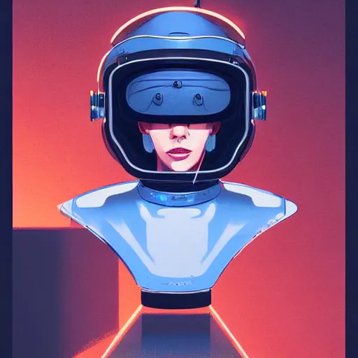 Image similar to Portrait of an engineer with helmet, very coherent, painted by painted by James Gilleard, airbrush, art by JamesJean and fine details. Anime. realistic shaded lighting poster by Ilya Kuvshinov katsuhiro otomo ghost-in-the-shell, magali villeneuve, artgerm, Jeremy Lipkin and Michael Garmash and Rob Rey