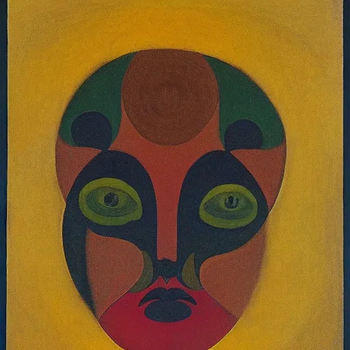 Image similar to floral face portrait by leonetto cappiello and wojciech siudmak and ernst fuchs, anni albers, oil on canvas