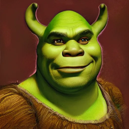 Image similar to Shrek as a fantasy d&d character, portrait art by Donato Giancola and James Gurney, digital art, trending on artstation