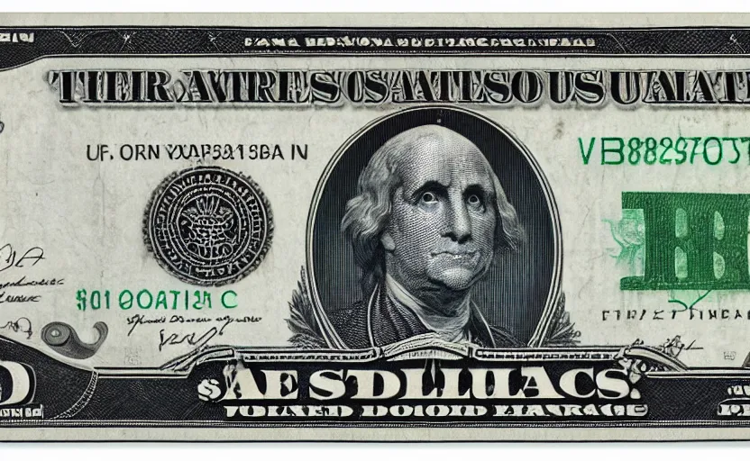 Image similar to rectangular photograph of five dollar u. s. currency note