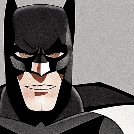 Prompt: kevin conroy dressed as batman , highly detailed illustration, portrait