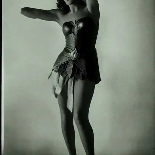 Image similar to photo of the beauty gal gadot, photo taken by edward steichen