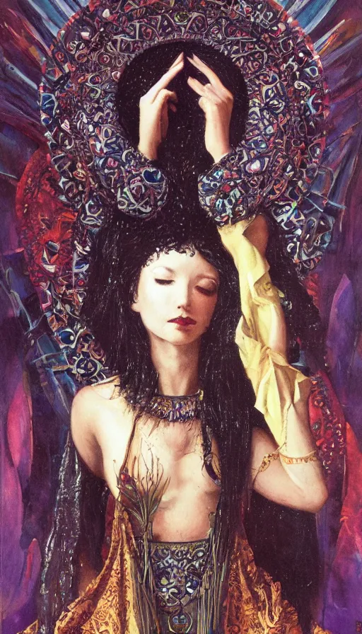 Image similar to the high priestess, art germ