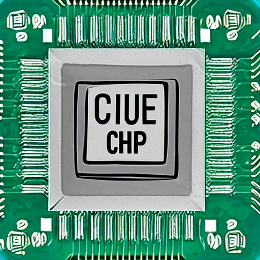 Prompt: cpu die photo of a bag of chips