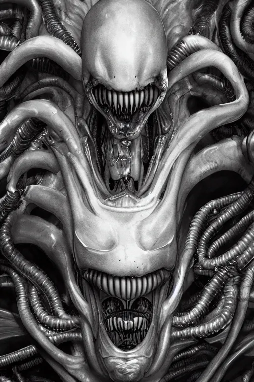 Image similar to a portrait of a Biolevel 4 Xenomorph experiment by Chris Tulloch McCabe, realistic, detailed, trending on artstation, wallpaper