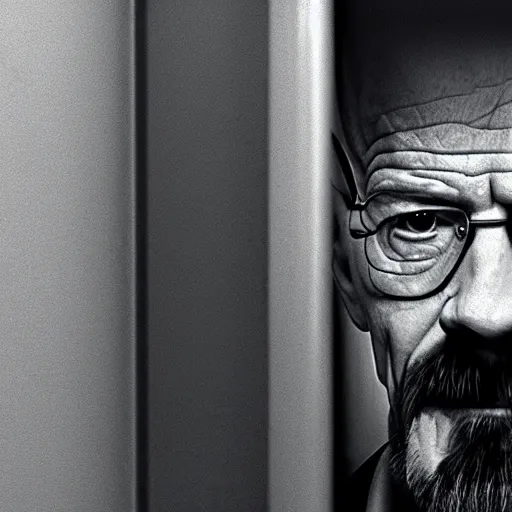 Image similar to Walter White in prison 4K quality super realistic