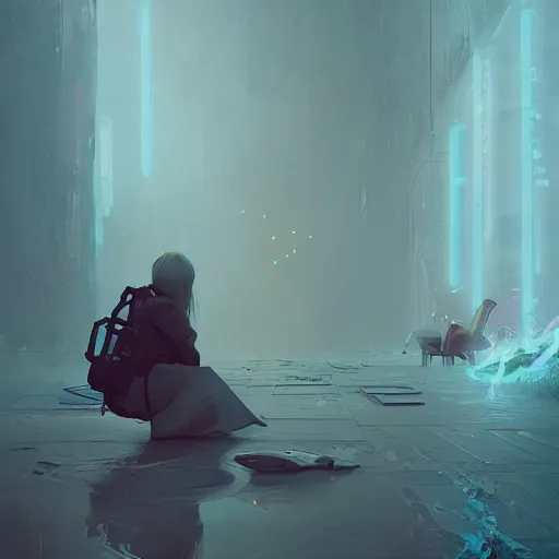 Image similar to liminal space, artwork by tooth wu and wlop and beeple and greg rutkowski