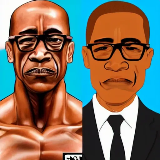 Prompt: gus fring, gigachad, muscular, detailed