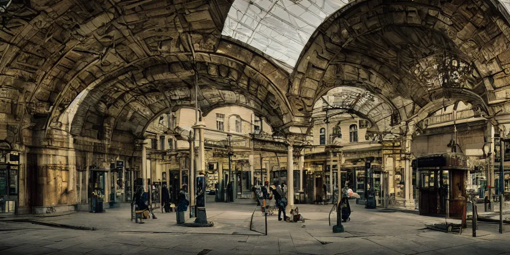 Image similar to train station archway by andreas franke