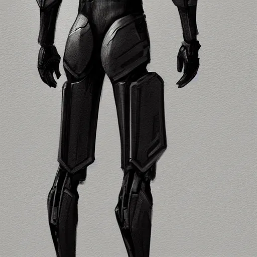 Image similar to concept art, stylized proportions, long legs, concept design, human character, science fiction suit, helmet, trending on artstation