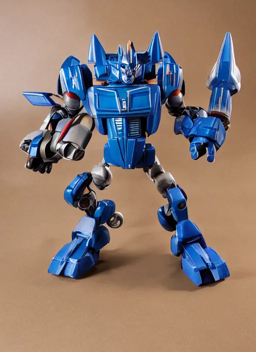 Image similar to Transformers Lion-O action figure from Transformers: Robots in Disguise (2015), symmetrical details, by Hasbro, Takaratomy, tfwiki.net photography, product photography, official media