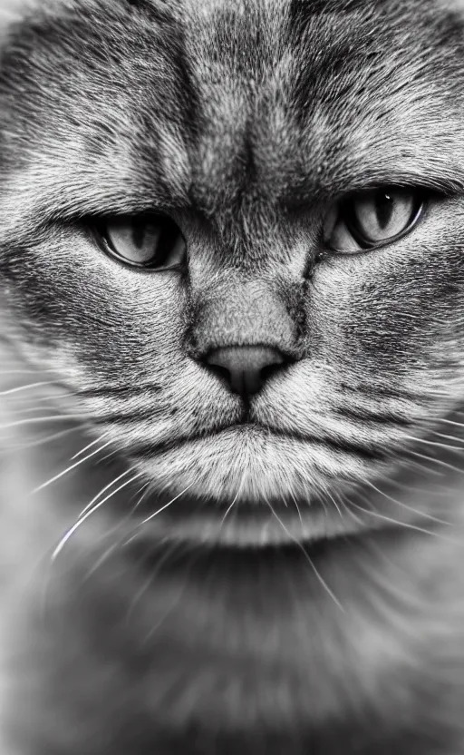 Prompt: portrait photo of scottish fold cat wearing a military basco, pure grey fur, highly detailed, high resolution, realistic photo, stunning, bokeh soft, 1 0 0 mm, trending on instagram, by professional photographer, soldier clothing, shot with a canon, low saturation