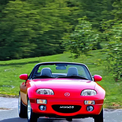 Prompt: mazda mx - 5 1 9 9 0 model, realistic, hdr, clear image,